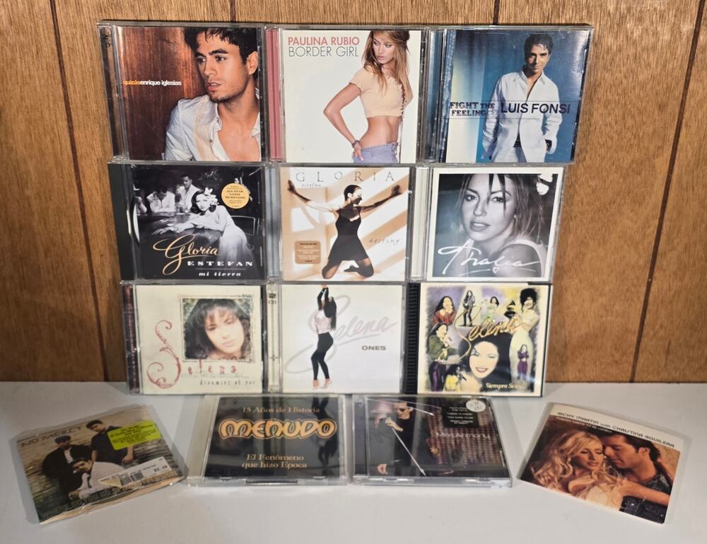 Latin Pop CD Lot Selena Gloria Estefan Marc Anthony Enrique Iglesias